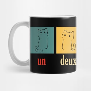 un deux trois cat Mug